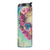 Tropische Glamour Queen Thermosbeker (Gedraaid links)