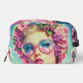 Tropische Glamour Queen Toilettasje (Achterkant)