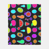 Tropische gloed explosie fleece deken (Voorkant)