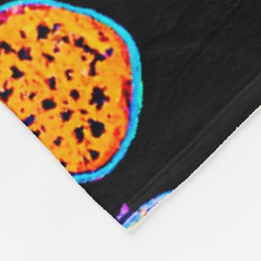 Tropische gloed explosie fleece deken (Hoek)