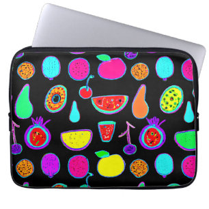 Tropische gloed explosie laptop sleeve