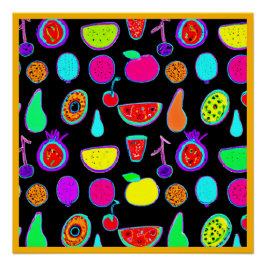 Tropische gloed explosie perfect poster