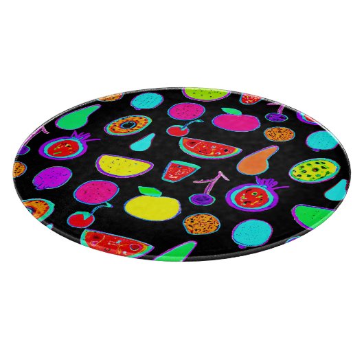 Tropische gloed explosie snijplank (Hoek)