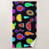 Tropische gloed explosie strandlaken (Voorkant)