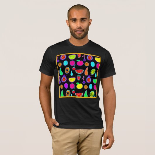 Tropische gloed explosie t-shirt (Voorkant volledig)