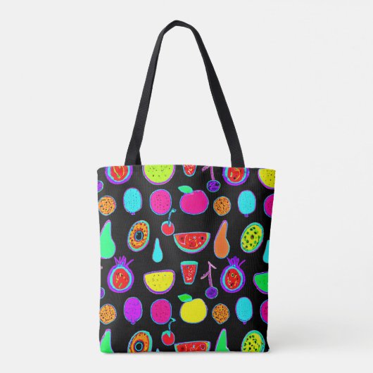 Tropische gloed explosie tote bag (Achterkant)