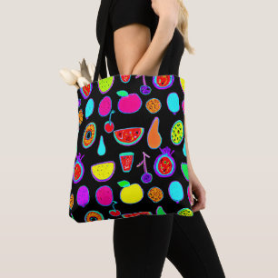 Tropische gloed explosie tote bag