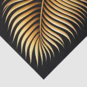 Tropische Gold Reeds Artwork Groot Tissuepapier (Detail)