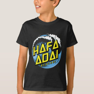 Tropische golf Hafa Adai stranden - 671 Gu Guam T-shirt