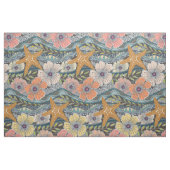 tropische golven aarde stof (Fat Quarter)