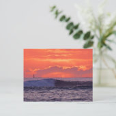 Tropische golven briefkaart (Staand voorkant)