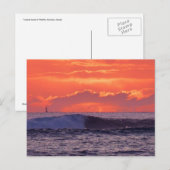 Tropische golven briefkaart (Voorkant / Achterkant)