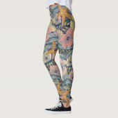 tropische golven moerbei leggings (Links)