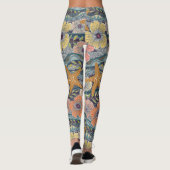 tropische golven moerbei leggings (Achterkant)