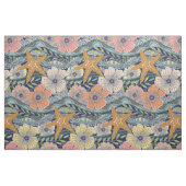 tropische golven navy stof (Fat Quarter)