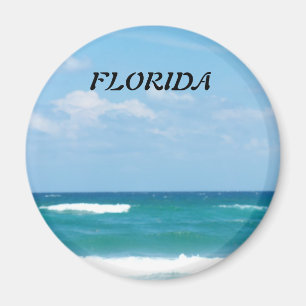 Tropische golven van Florida onder een heldere luc Magneet