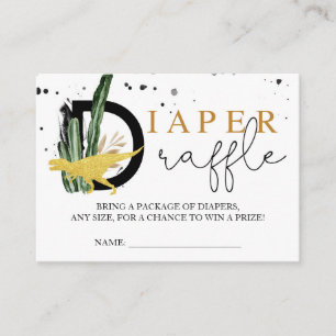 Tropische gouddinosauriërs luierspoelstop informatiekaartje