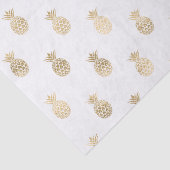 Tropische gouden anananassen tissuepapier (Detail)