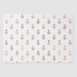 Tropische gouden anananassen tissuepapier