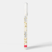 Tropische Gouden Bloemsparkels Case-Mate iPhone Case (Achterkant / Rechts)