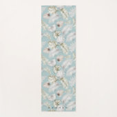 tropische gouden foliën Monogram Yoga Mat (Voorkant)