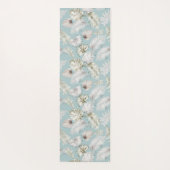 tropische gouden foliën Monogram Yoga Mat (Achterkant)