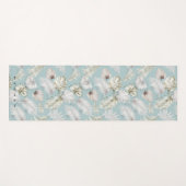 tropische gouden foliën Monogram Yoga Mat (Voorkant (horizontaal))