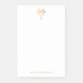 Tropische goudpalm post-it® notes (Voorkant)