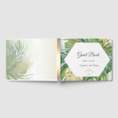 Tropische goudpalm verlaat zomer gastenboek (Volledig)