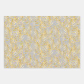 Tropische goudpalmen inpakpapier vel (Voorkant 3)