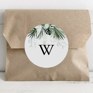 Tropische graan Floral Wedding Envelope zegels