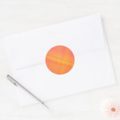 tropische gradiëntzegels ronde sticker (Envelop)