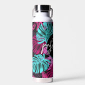 Tropische grafische aangepaste bedrijfsambtenaar,  waterfles (Voorkant)