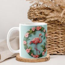 Tropische Gratie Balancerende Flamingo