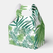 Tropische Greenery Beach Destination Wedding Bedankdoosjes (Achterkant)
