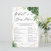 Tropische Greenery Bridal wat is er in je telefoon (Staand voorkant)