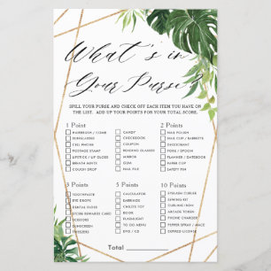 Tropische Greenery Bridal wat zit er in je paarse