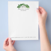 Tropische Greenery Foliage Flyer (Hand)