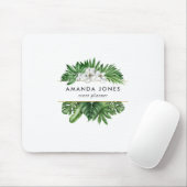 Tropische Greenery Foliage Muismat (Met muis)