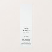 Tropische Greenery Foliage Visitekaartje (Binnenkant ongevouwen)