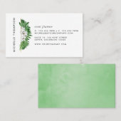 Tropische Greenery Foliage Visitekaartje (Voorkant / Achterkant)