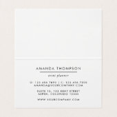 Tropische Greenery Foliage Visitekaartje (Binnenkant ongevouwen)