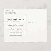 Tropische Greenery FREE DRINKEN sparen de Datum Aankondigingskaart (Achterkant)