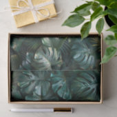 Tropische groene blad palmschijfjes Decoupage Tissuepapier (Geschenk)