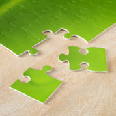 Tropische Groene Bladeren Foto Puzzel (Zijkant)