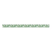 Tropische groene bladeren   grosgrain lint (Voorkant)