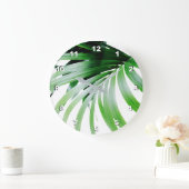 Tropische groene bladeren grote klok (Huis)