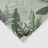 tropische groene bladeren tissuepapier (Detail)