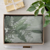 tropische groene bladeren tissuepapier (Geschenk)