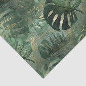 Tropische groene bladeren tissuepapier (Detail)